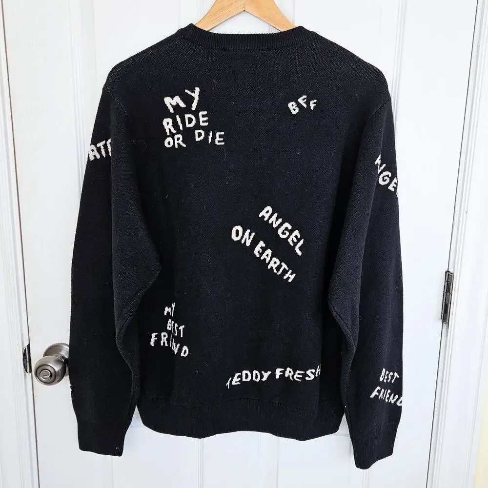 Teddy Fresh Dog Best Friend Sweater Mens Wms Medium Unisex Puppy Pet - Picture 2 of 8